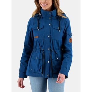 NWOT Obermeyer Women's Hazel‎ Waxed Jacket Blue XS